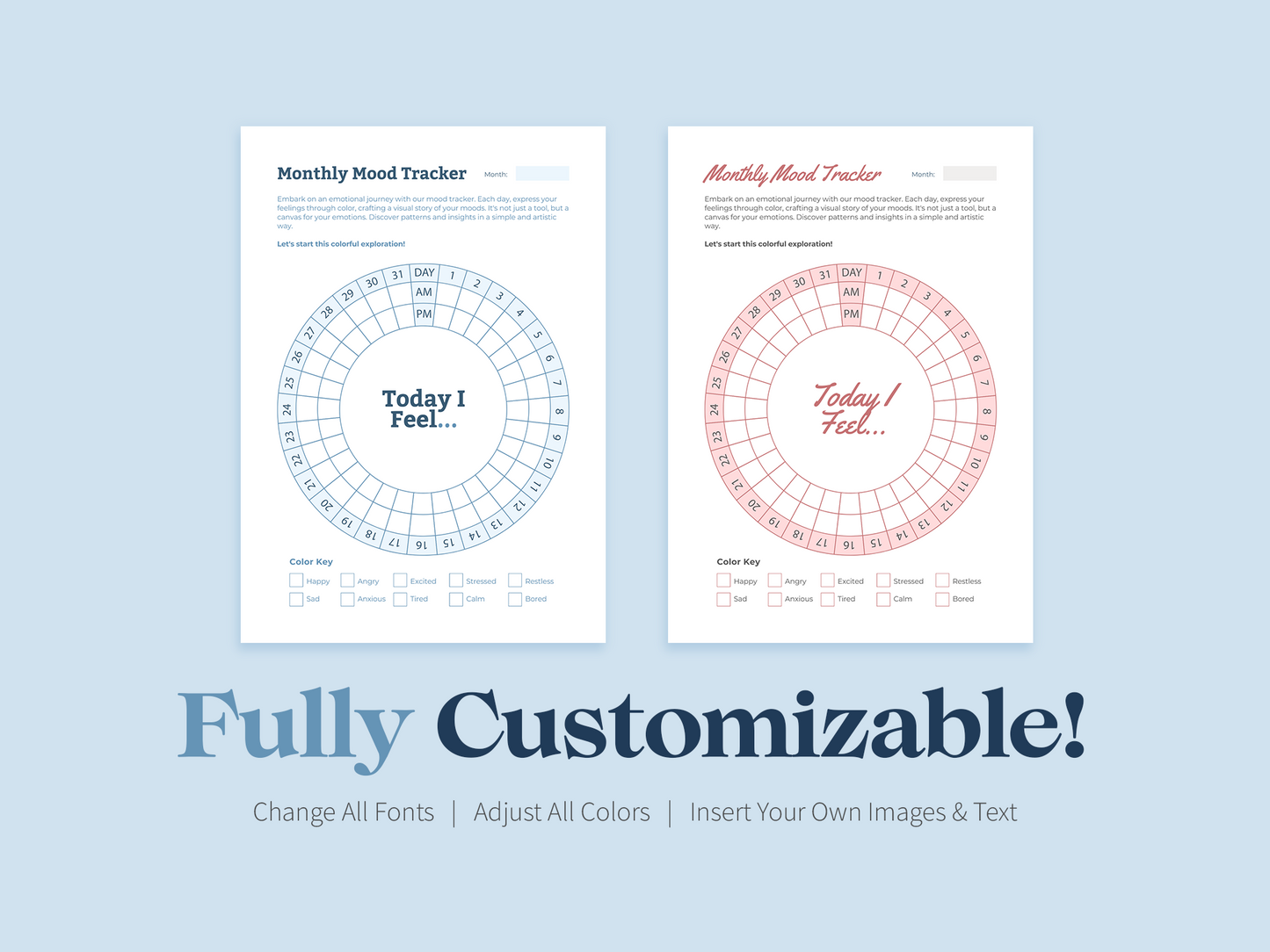 ADHD Adult Printable Planners and Trackers