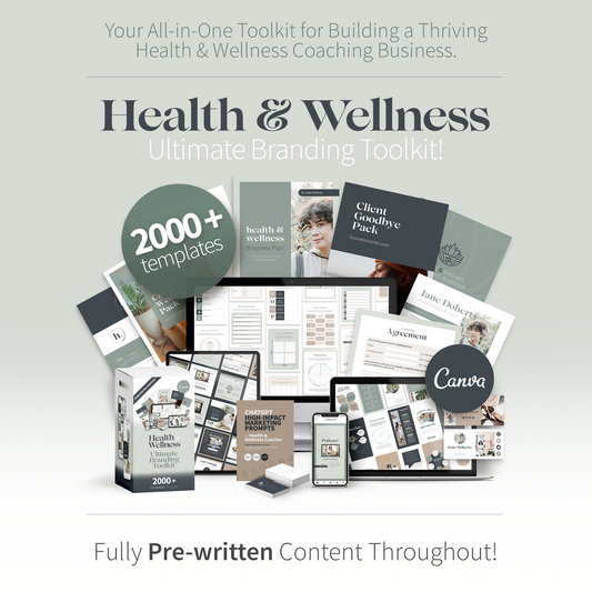 Health and Wellness Coach Branding Toolkit