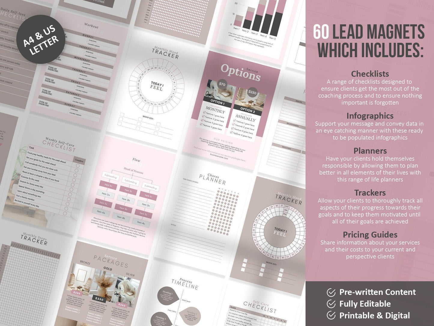 385+ Life Coaching Client Onboarding Toolkit (mauve)