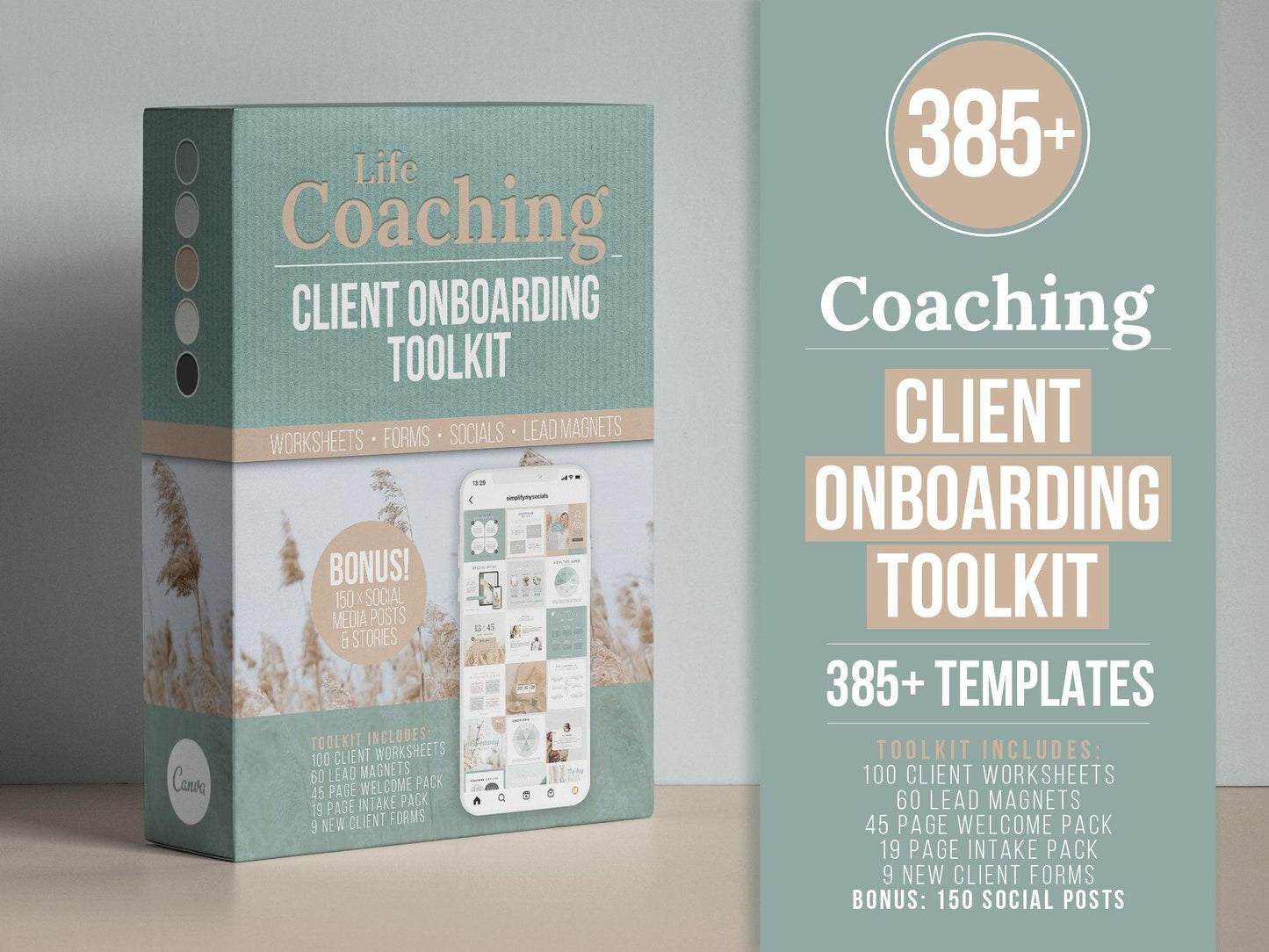 385+ Life Coaching Client Onboarding Toolkit (neutral)