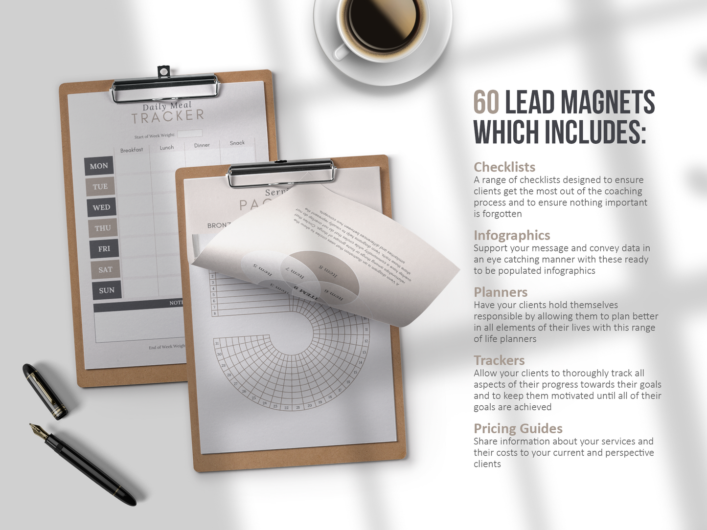 60 Life Coaching Lead Magnets (royal)