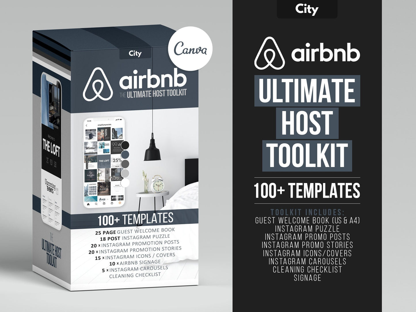 Airbnb Host Posters & Signage Bundle (city)