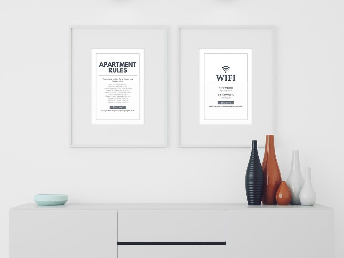 Airbnb Host Posters & Signage Bundle (city)