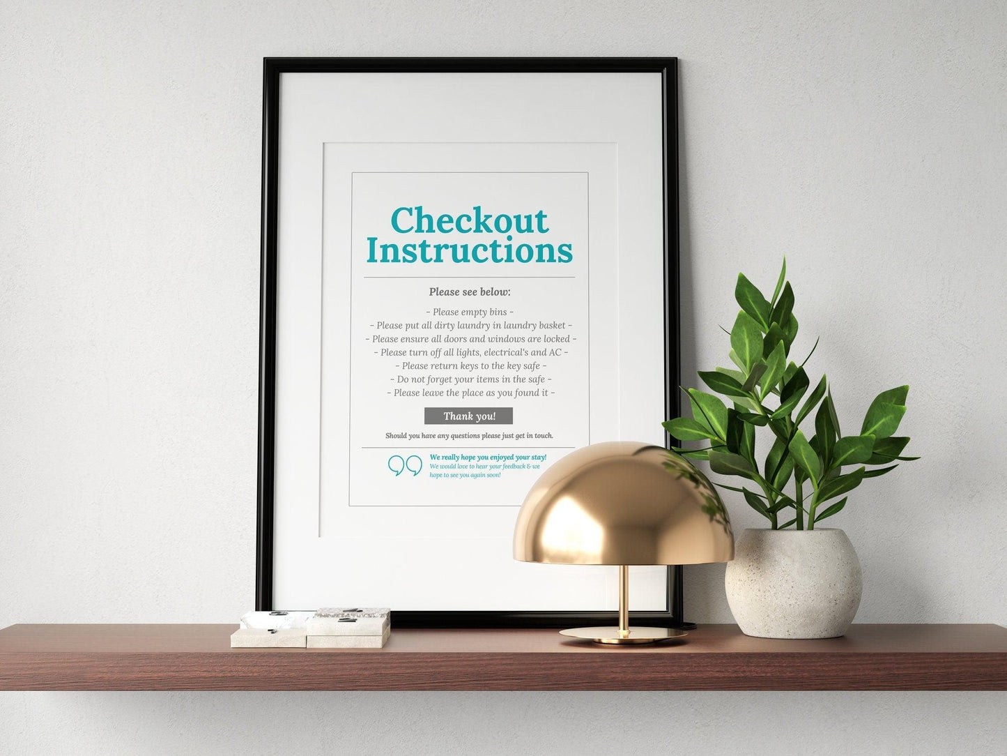 Airbnb Host Posters & Signage Bundle (coastal)