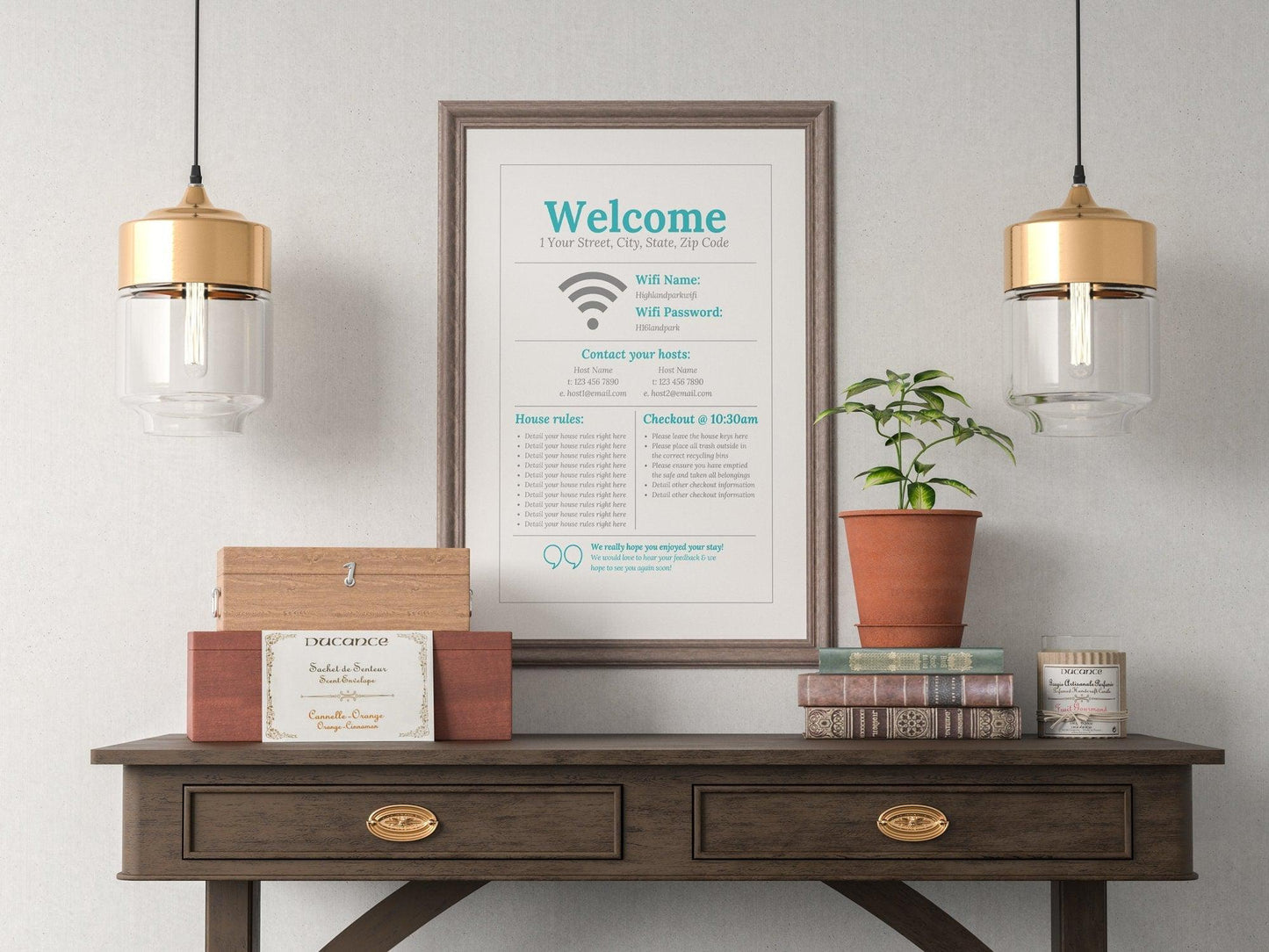 Airbnb Host Posters & Signage Bundle (coastal)