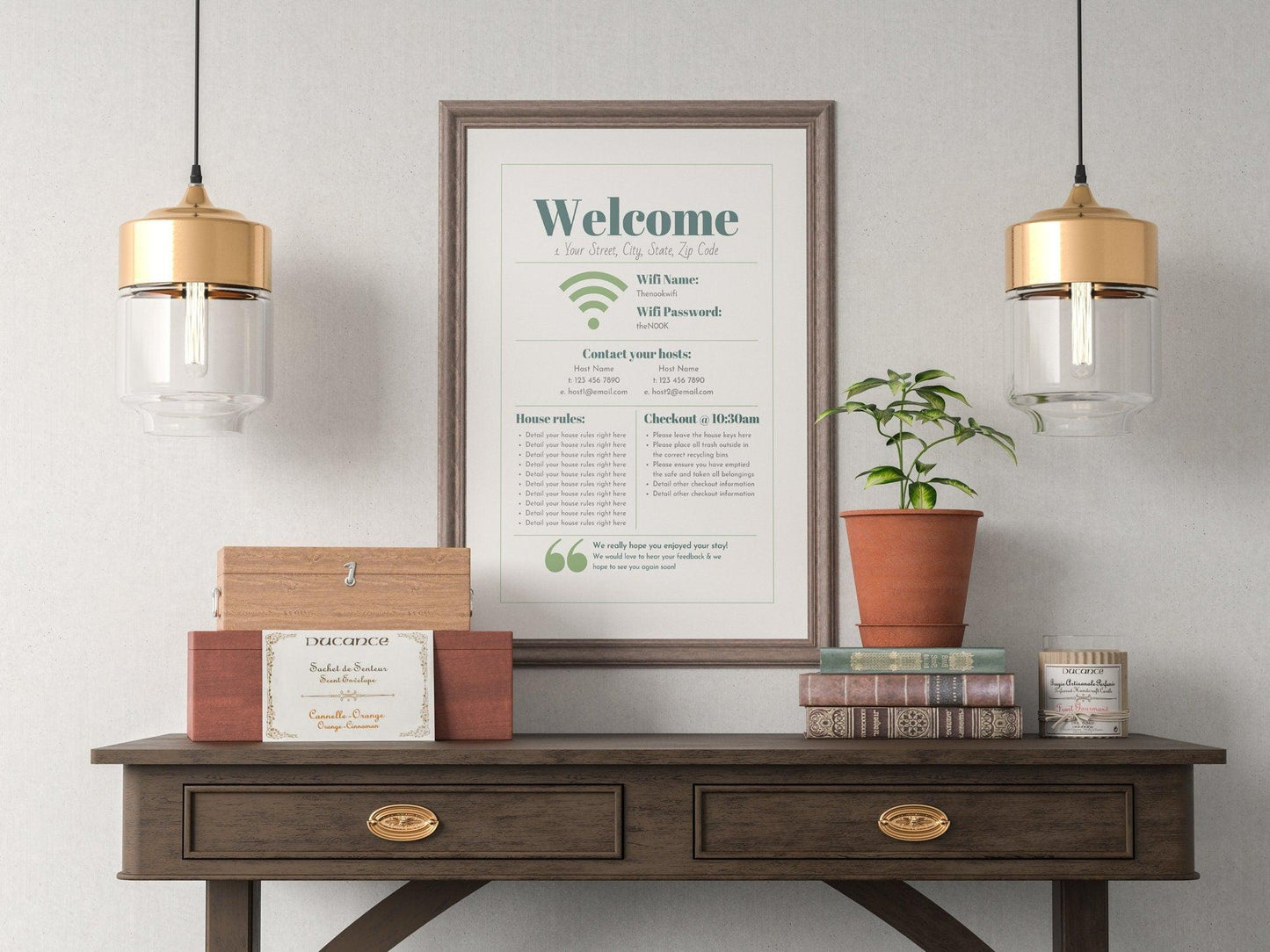 Airbnb Host Posters & Signage Bundle (country)