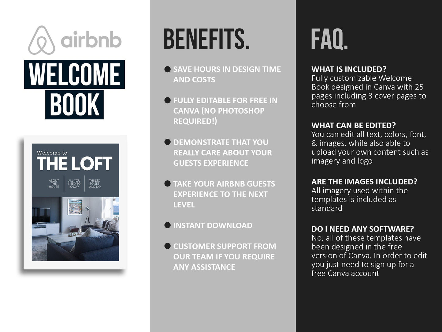 Airbnb Host Welcome Book Template (City)