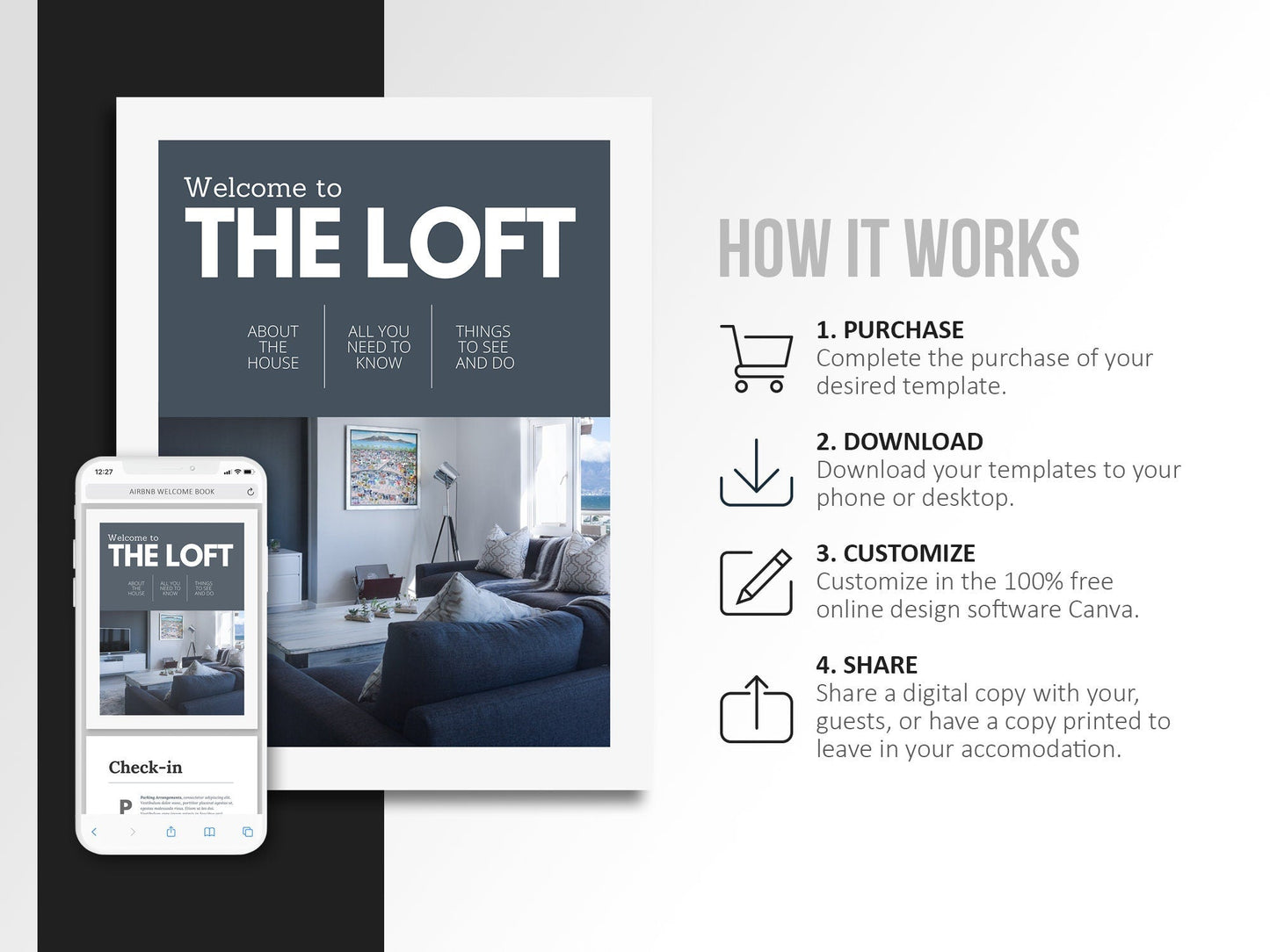 Airbnb Host Welcome Book Template (City)