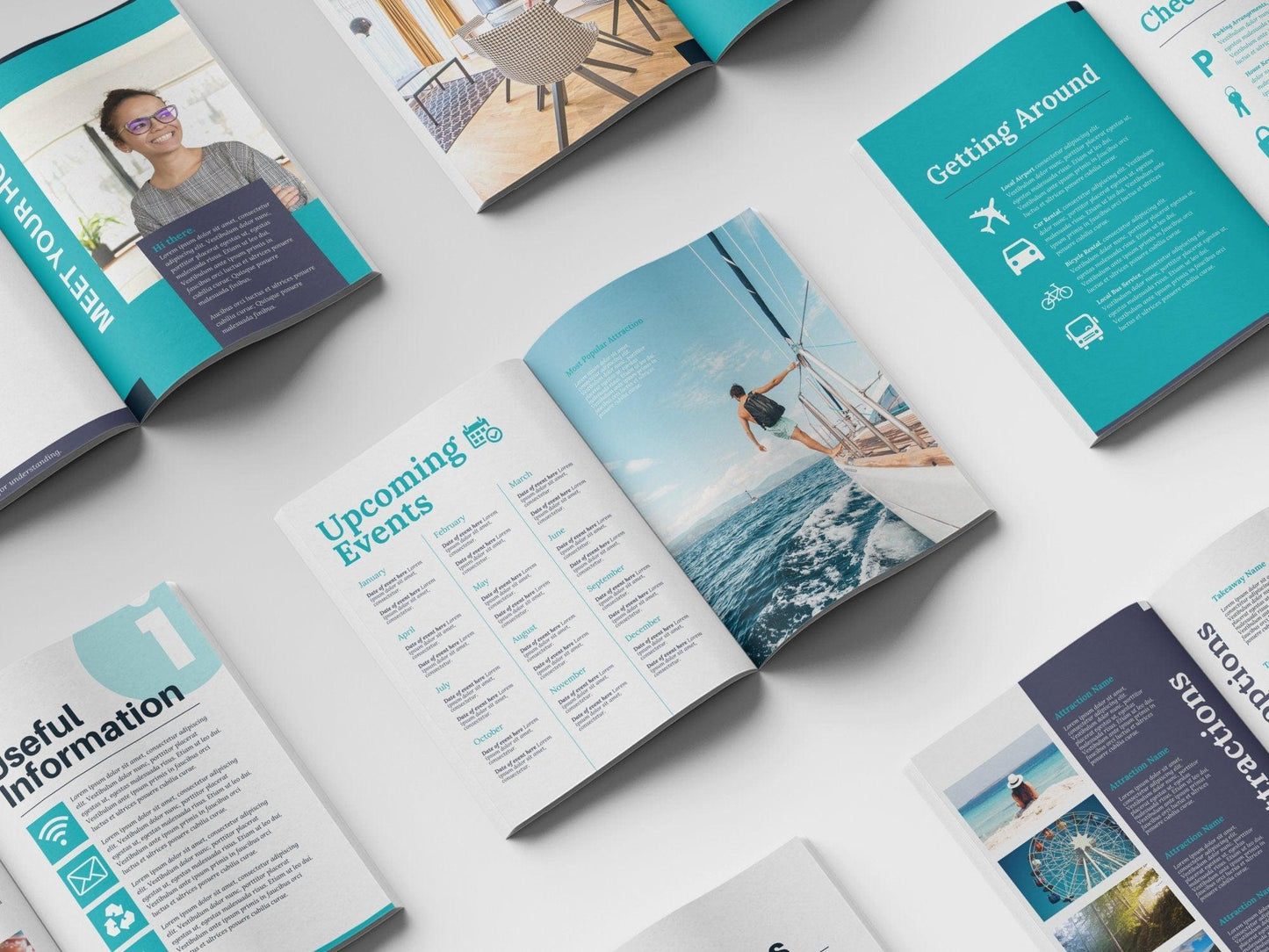 Airbnb Host Welcome Book Template (coastal)