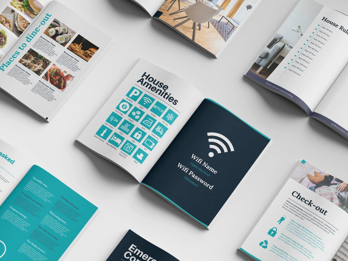 Airbnb Host Welcome Book Template (coastal)