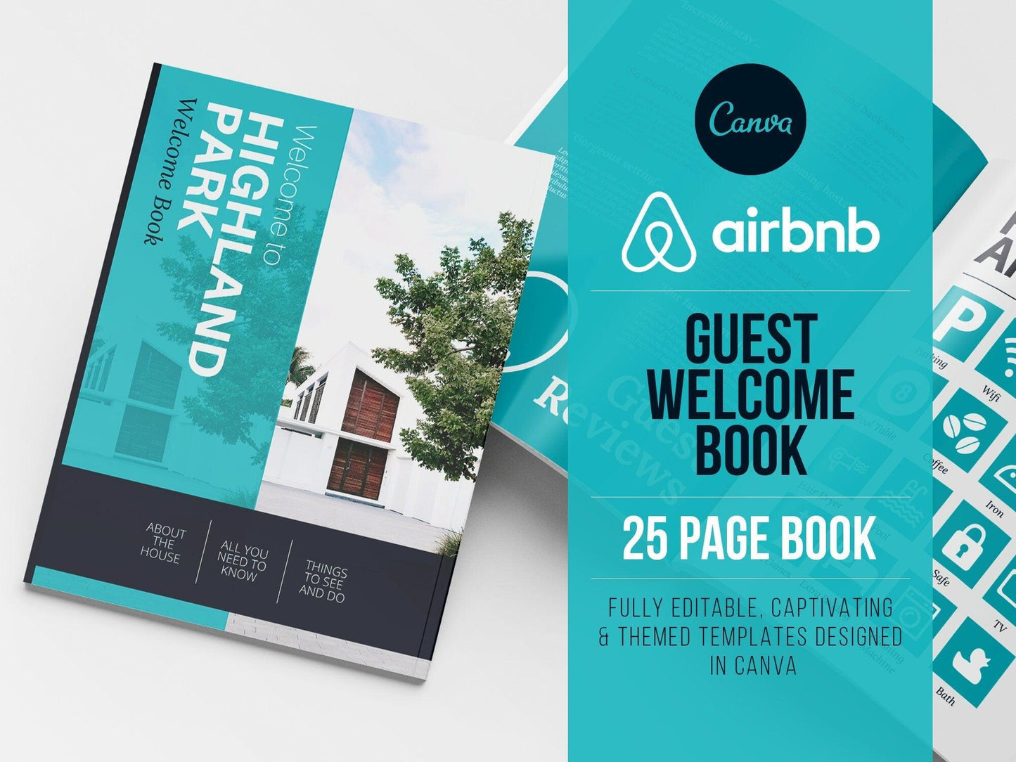 Airbnb Host Welcome Book Template (coastal)