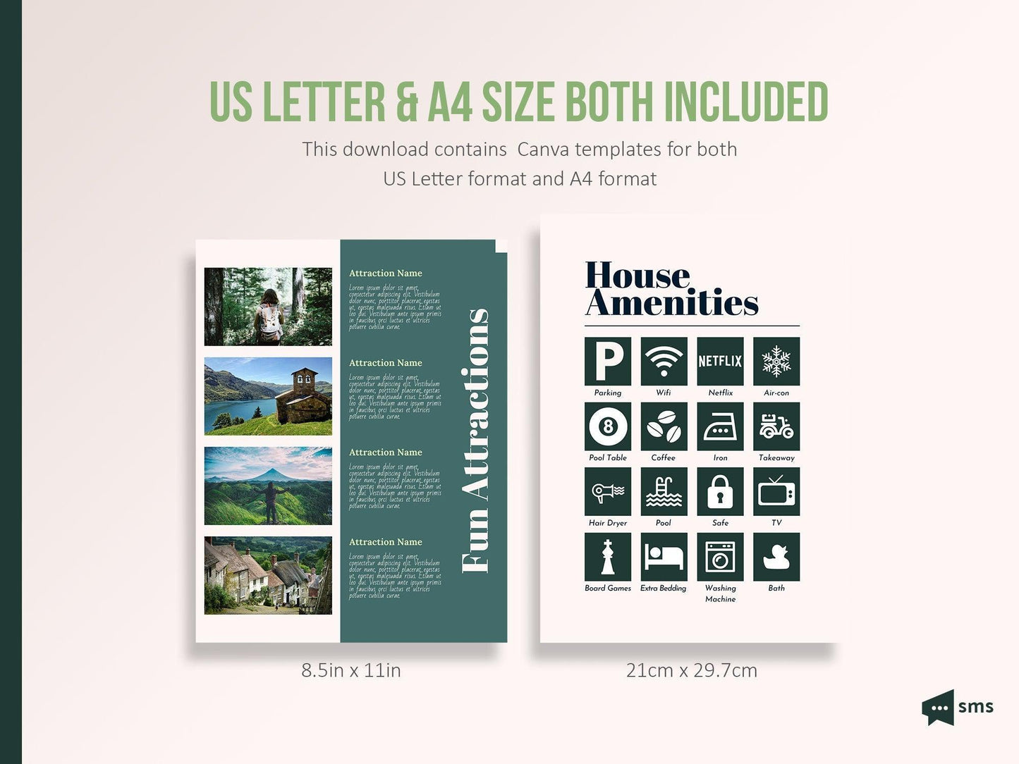 Airbnb Host Welcome Book Template (country)