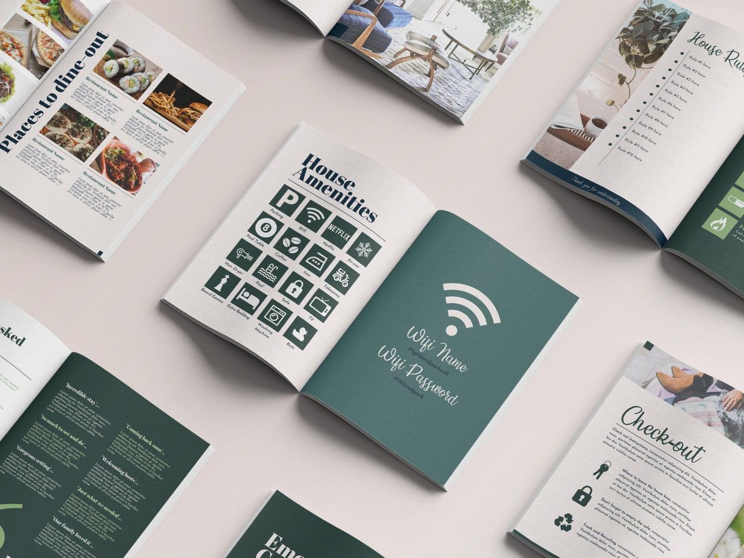 Airbnb Host Welcome Book Template (country)