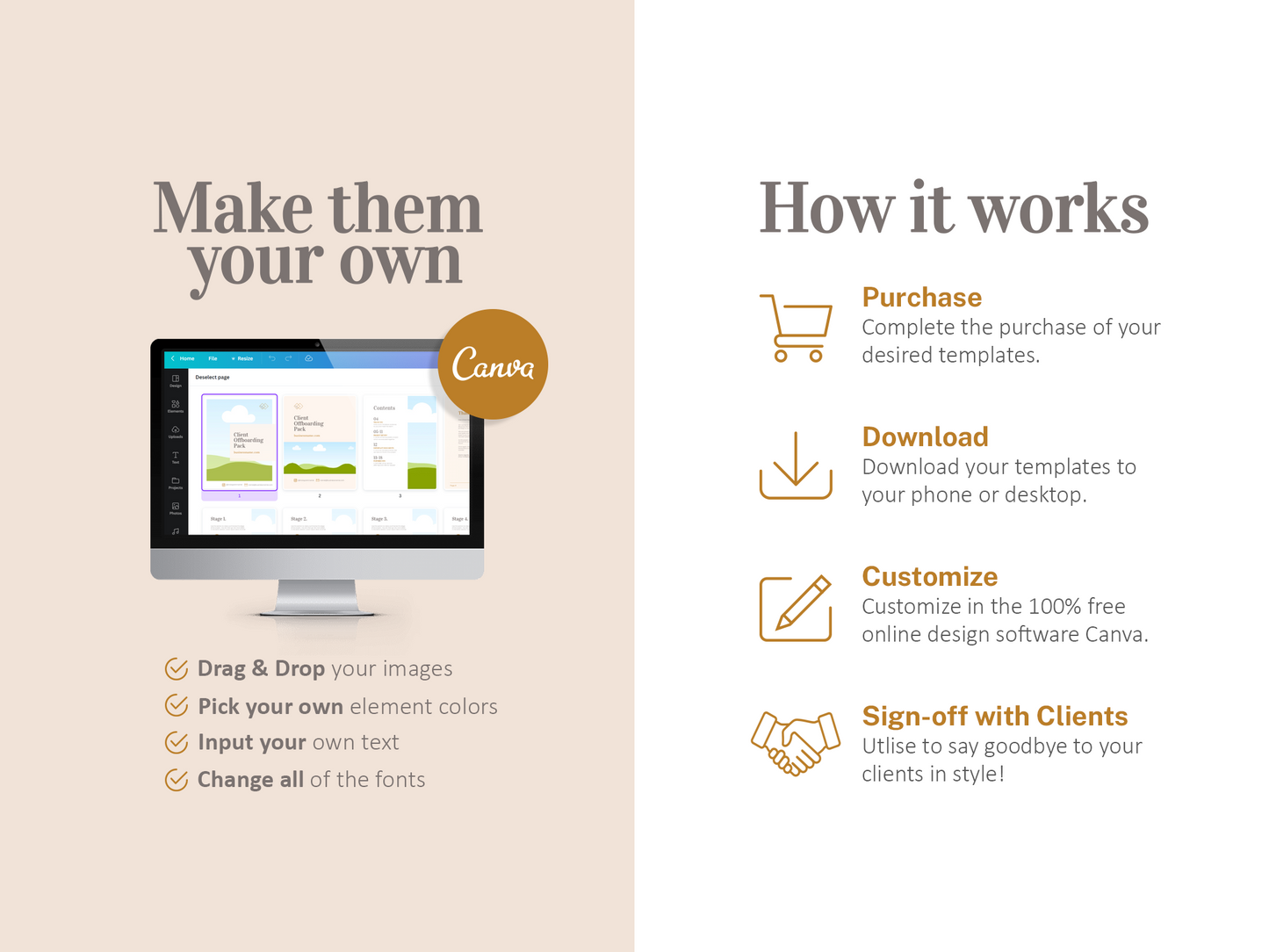 Client Goodbye Pack Template (Boho)