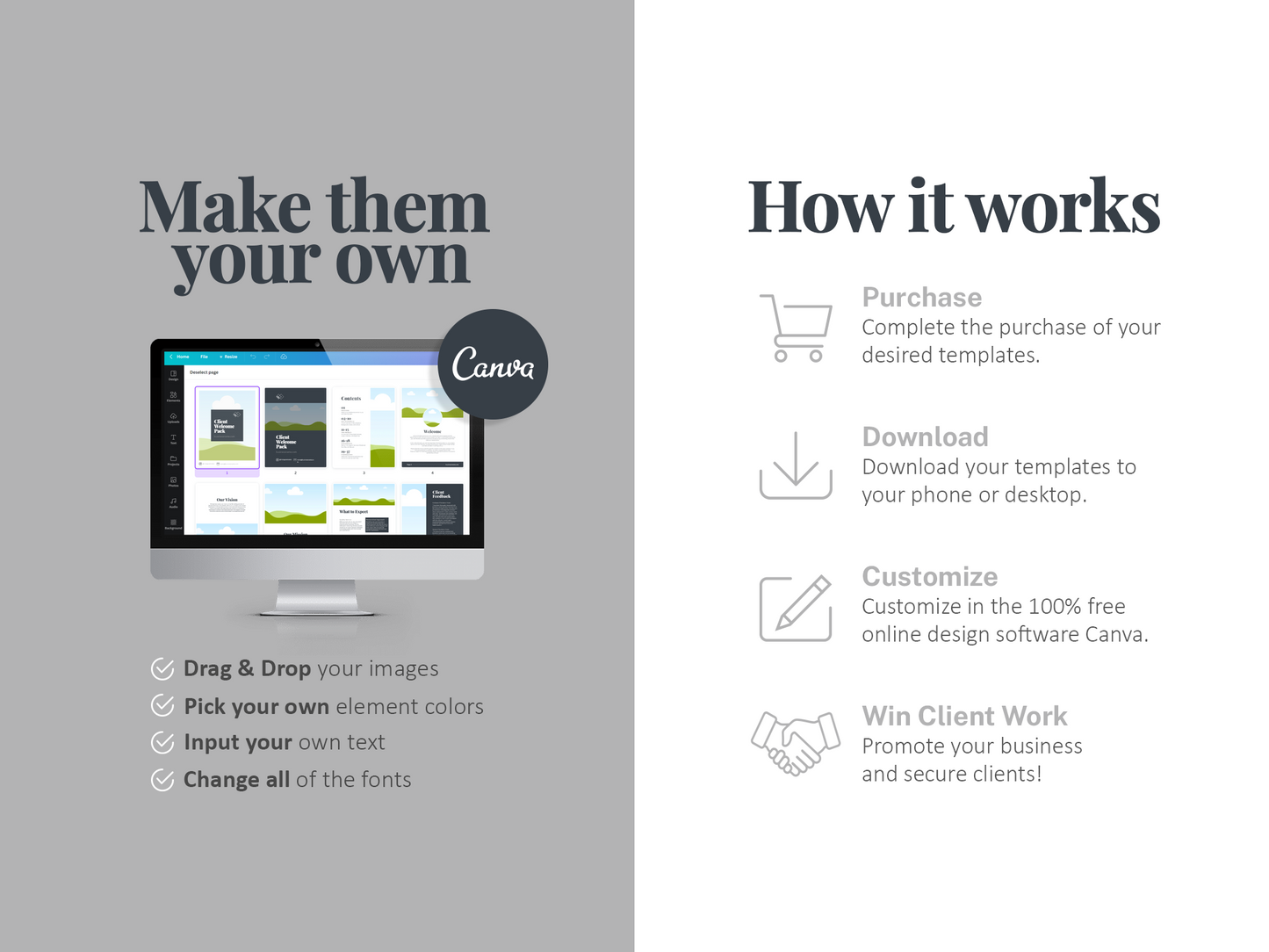 New Client Welcome Pack (Charcoal)