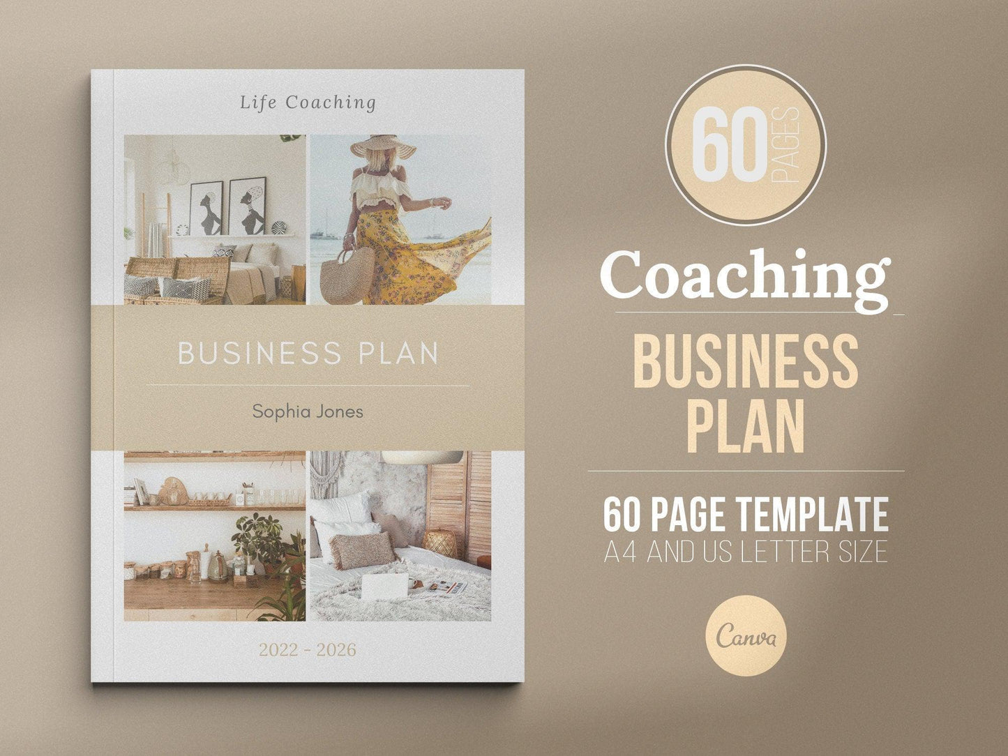 Coaching Business Plan Template (Sand)