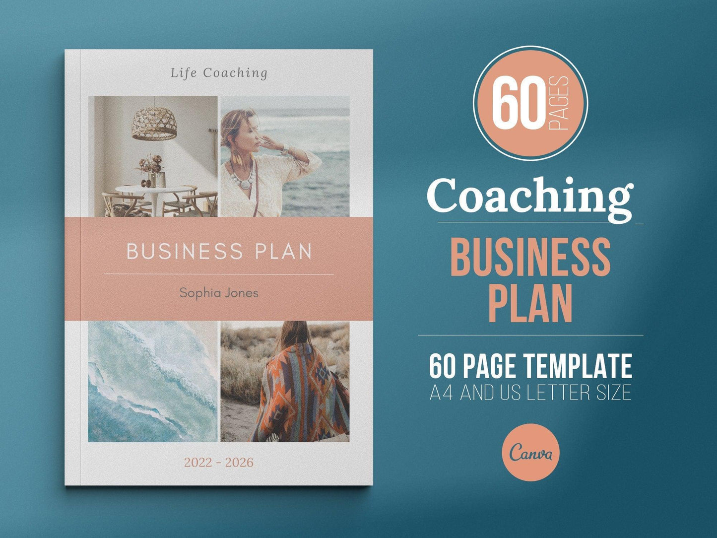 Coaching Business Plan Template (blue)