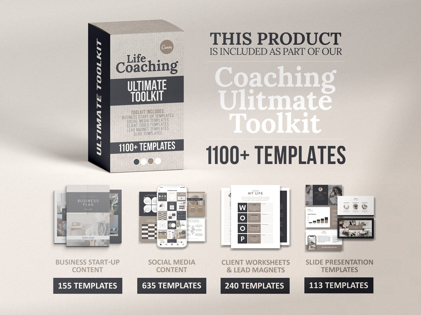 Coaching Business Plan Template (royal)