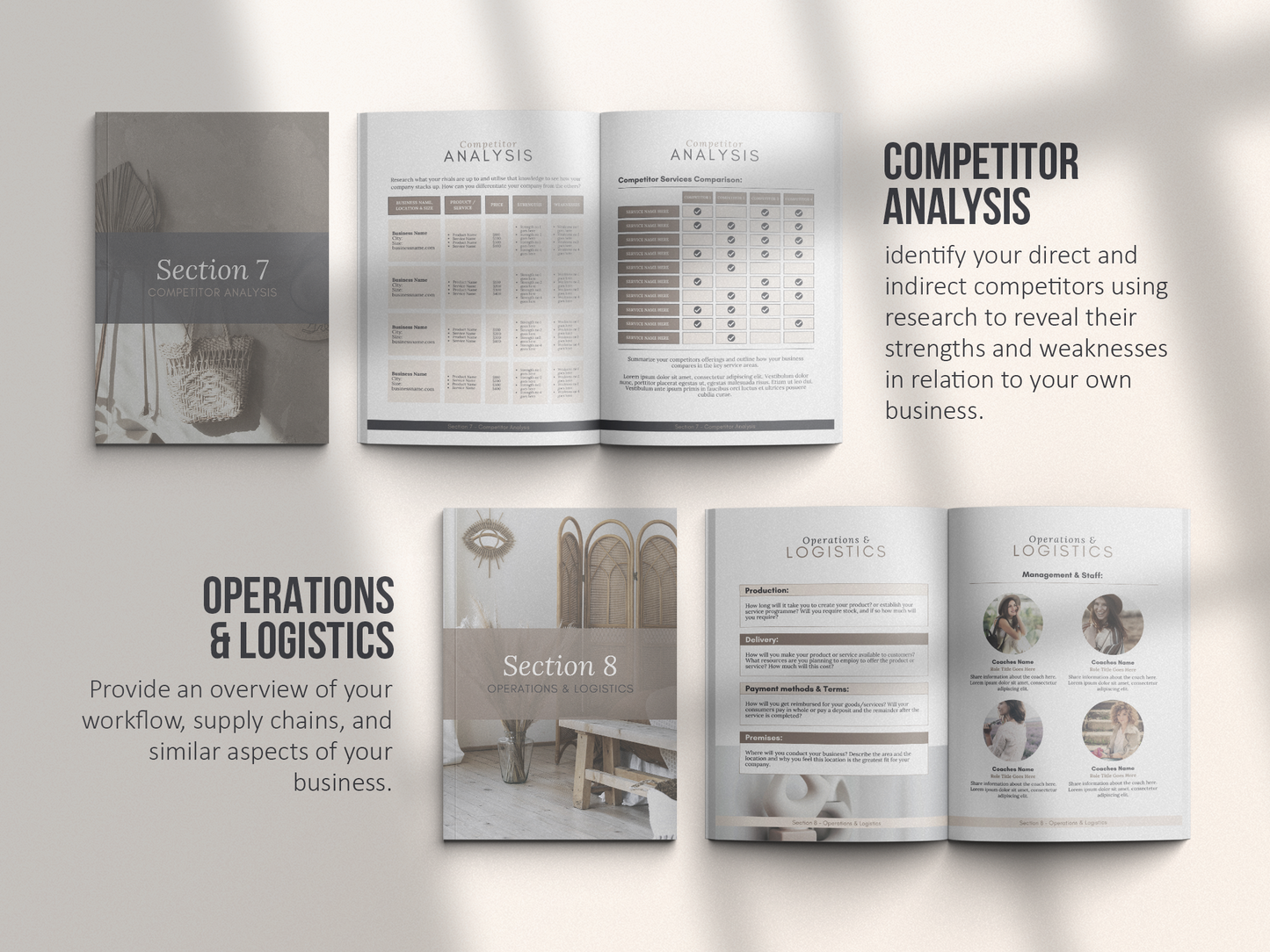 Coaching Business Plan Template (royal)