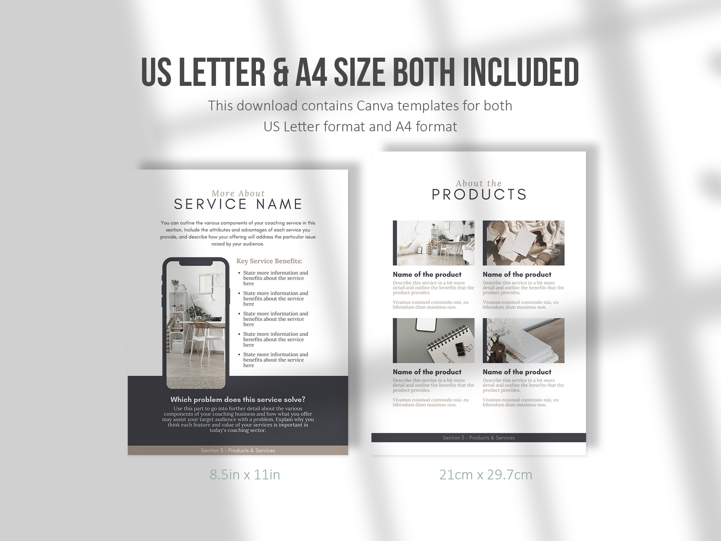 Coaching Business Plan Template (royal)