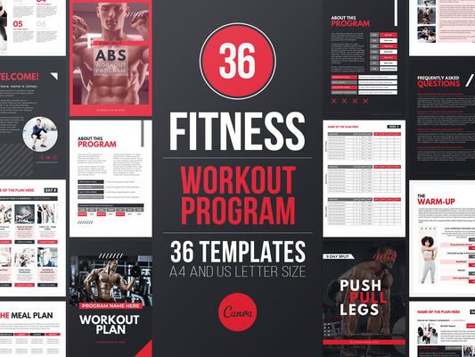 Workout Program Template (Scarlet)