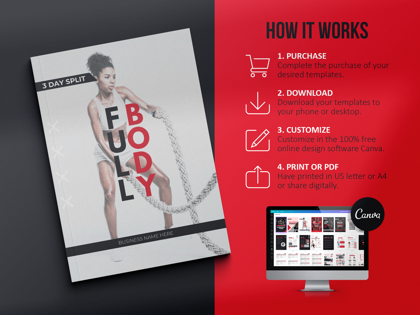 Workout Program Template (Scarlet)