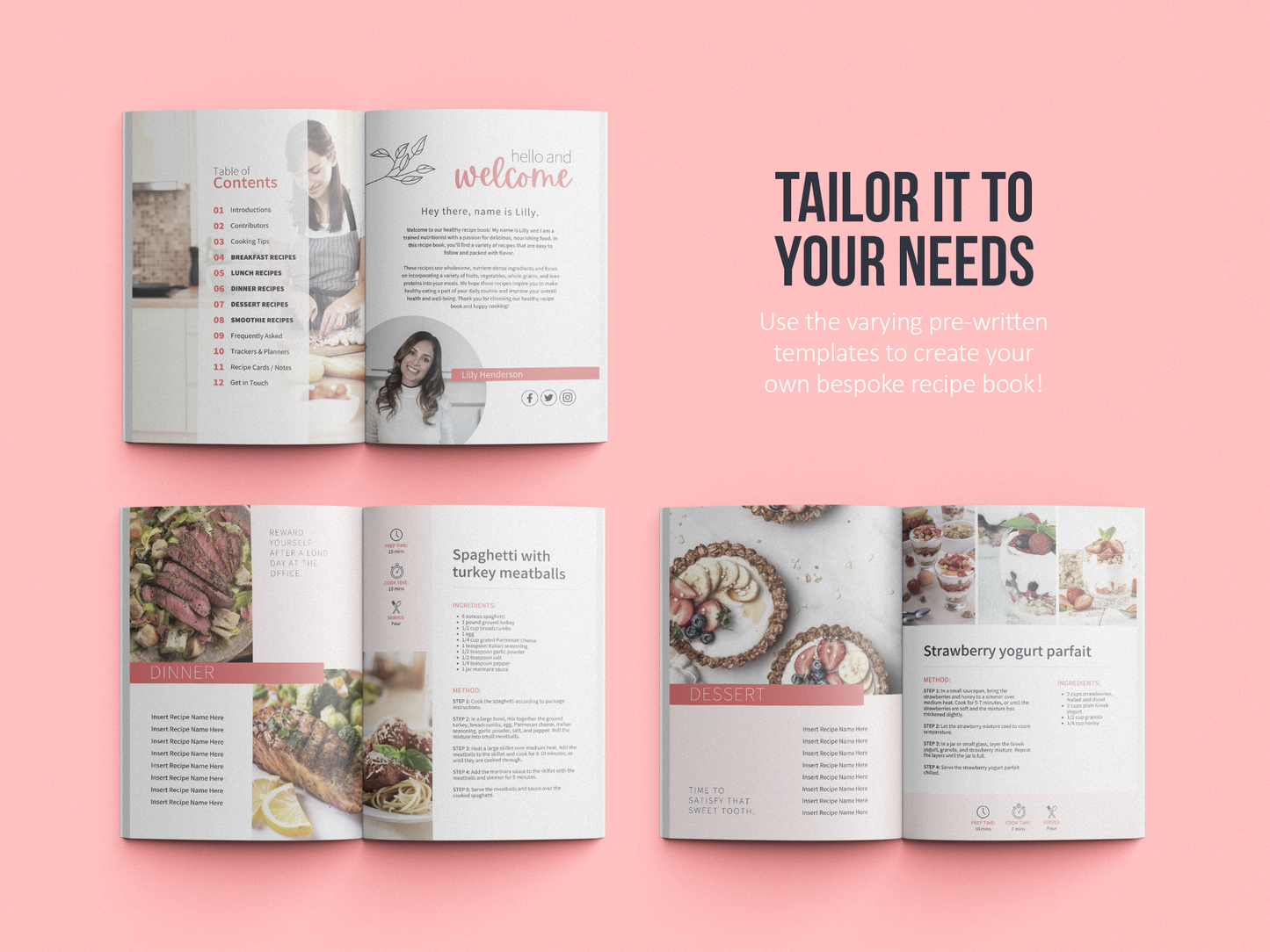 Recipe Book Template (Blush)