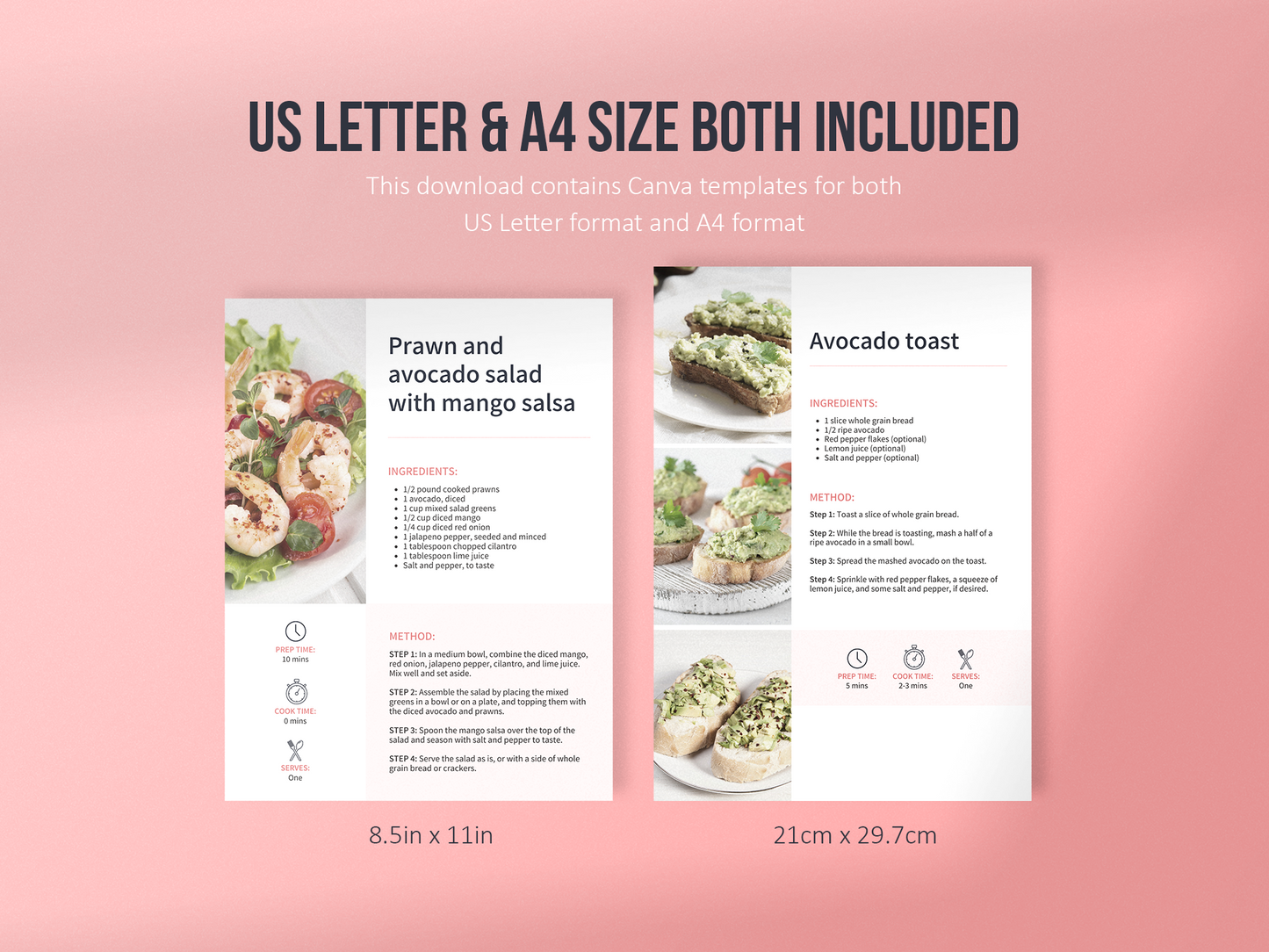 Recipe Book Template (Blush)