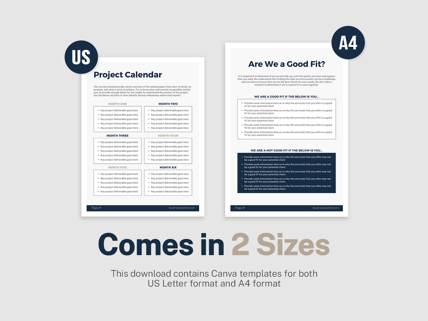 Services and Pricing Guide Template (Steel)