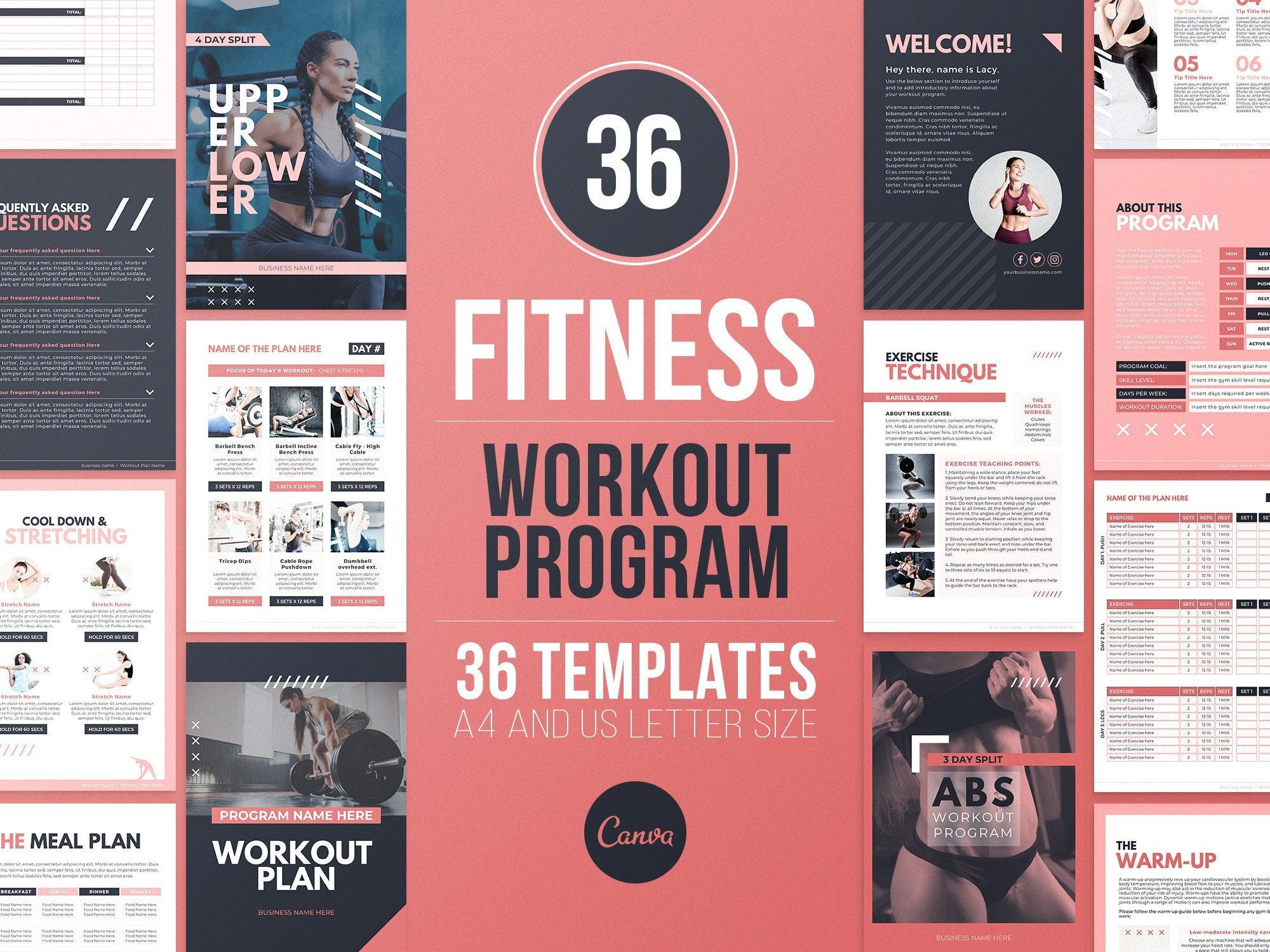 Workout Program Template blush Simplifymysocials workout-program-template-blush-simplifymysocials