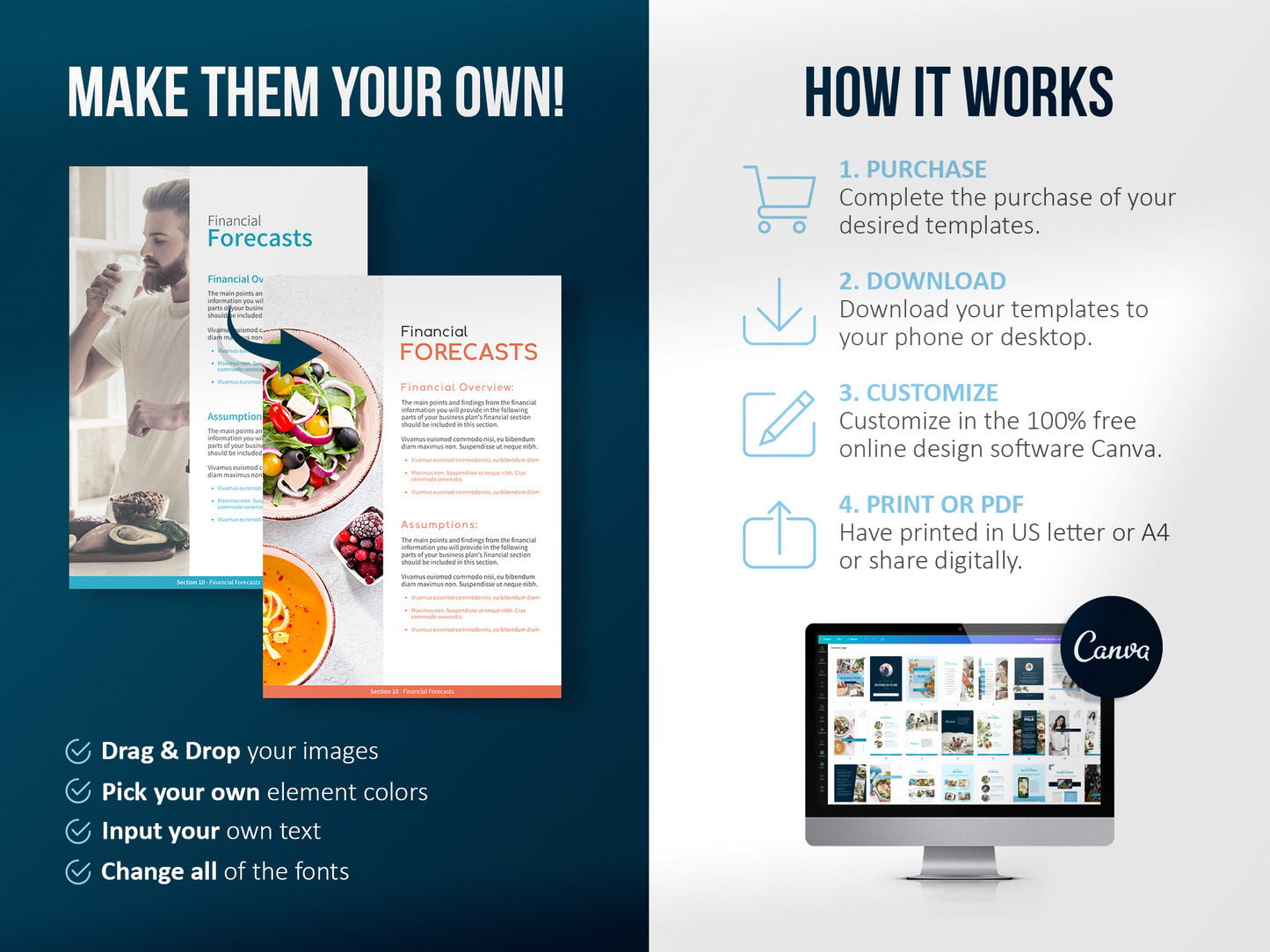 Nutritionist Business Plan Template (Sky)