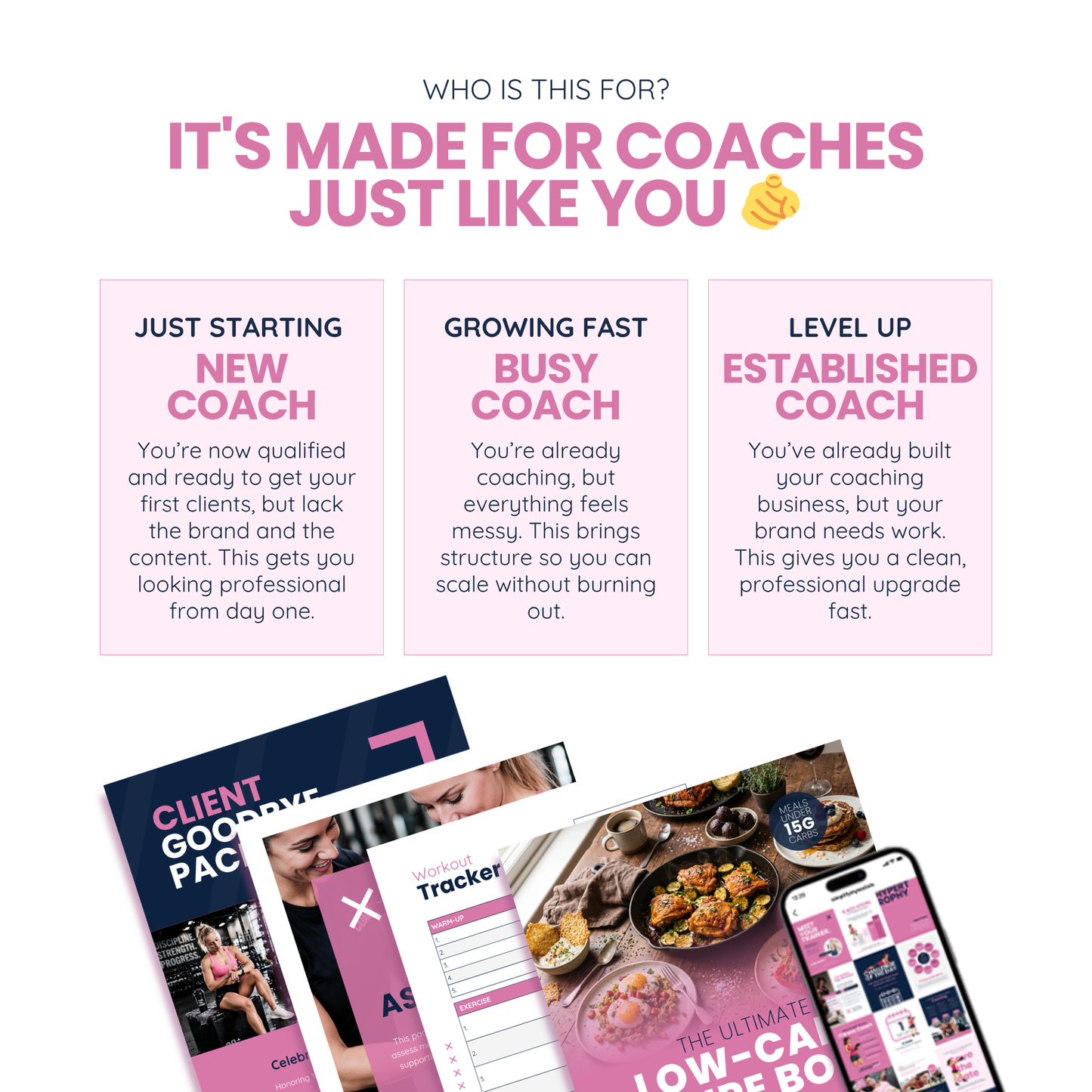 Fitness Coach Ultimate Branding Toolkit (Pink)