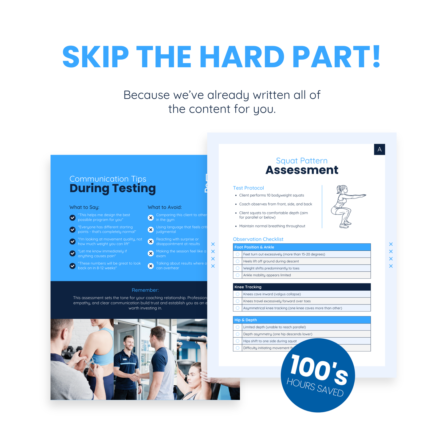 Fitness Coach Ultimate Branding Toolkit (Blue)