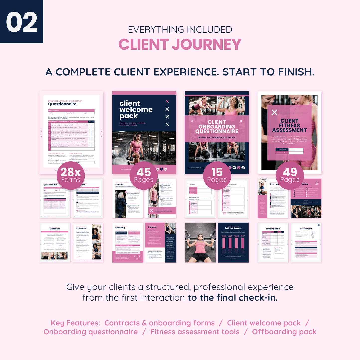 Fitness Coach Ultimate Branding Toolkit (Pink)