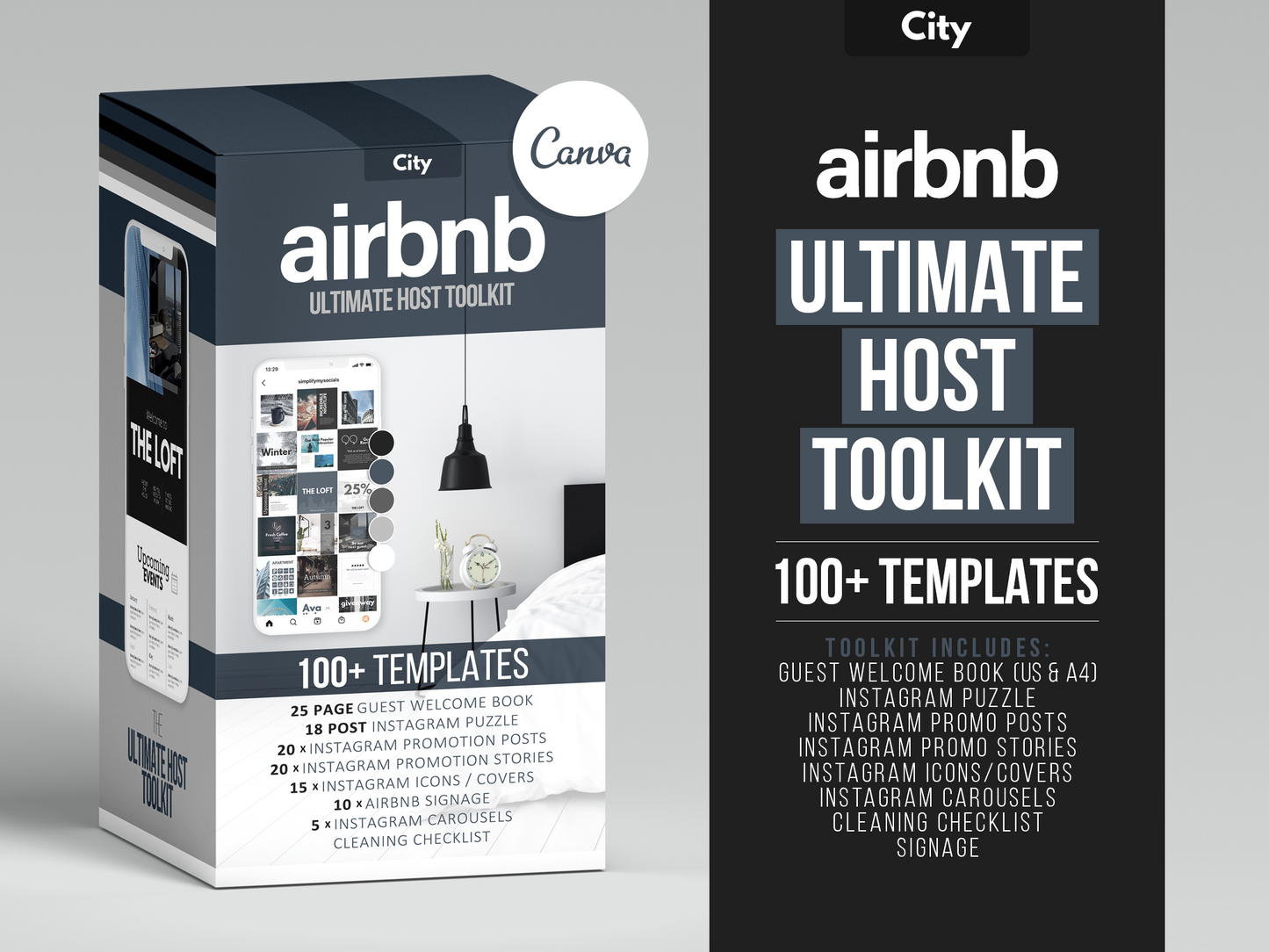 100+ Ultimate Airbnb Host Marketing Template Bundle (city)