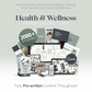 Health and Wellness Coach Branding Toolkit