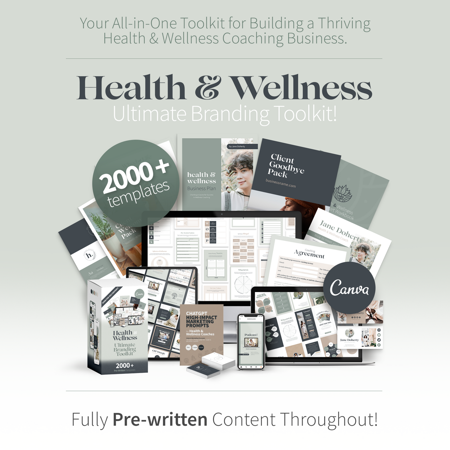 Health and Wellness Coach Branding Toolkit
