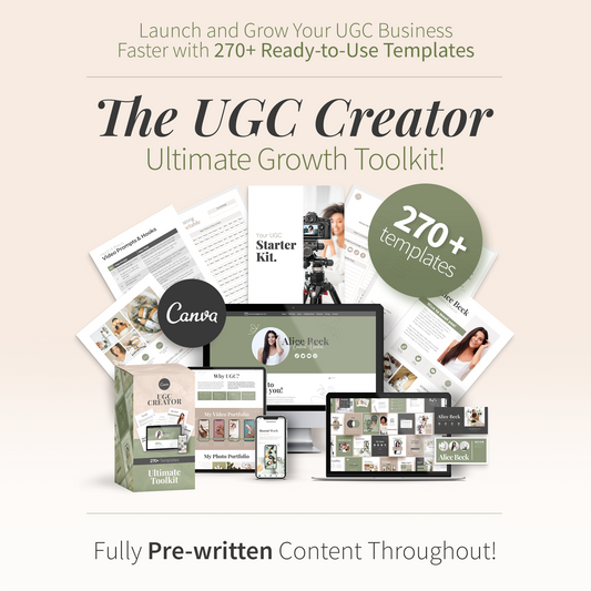 UGC Creator Ultimate Toolkit (Green)