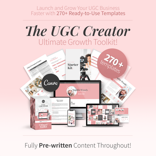 UGC Creator Ultimate Toolkit (Pink)