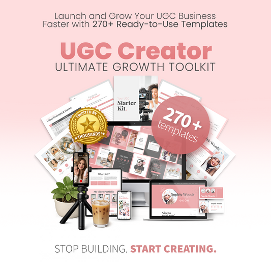 UGC Creator Ultimate Toolkit (Pink)