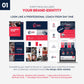 Fitness Coach Ultimate Branding Toolkit (Red)