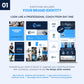 Fitness Coach Ultimate Branding Toolkit (Blue)