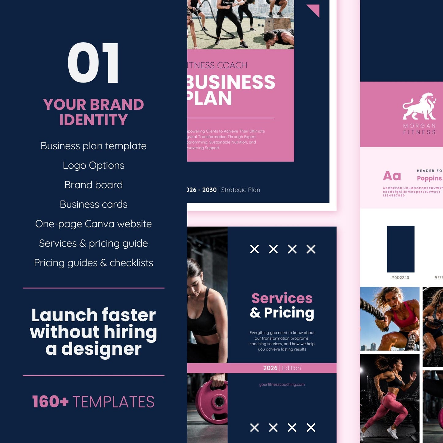 Fitness Coach Ultimate Branding Toolkit (Pink)