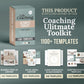 100 Life Coaching Worksheet Templates (grey)