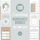 100 Life Coaching Worksheet Templates (neutral)