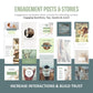 150 Life Coach Instagram Templates For Social Media (green)