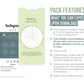 150 Life Coach Instagram Templates For Social Media (green)