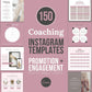 150 Life Coach Instagram Templates For Social Media (mauve)
