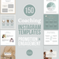 150 Life Coach Instagram Templates For Social Media (neutral)