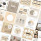 150 Life Coach Instagram Templates For Social Media (sand)